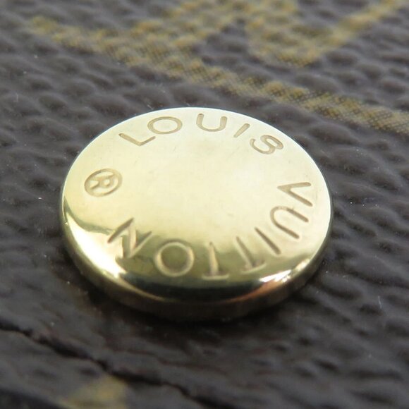 LOUIS VUITTON Monogram Multicles 4 Key Case Brown/Gold - Picture 7 of 8